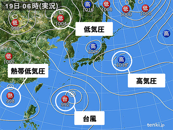 天気図について