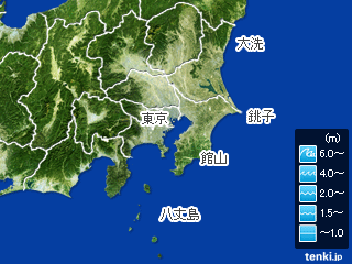 関東・甲信地方の海の天気