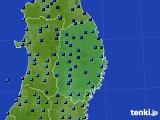 岩手県のアメダス実況