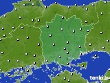 岡山県のアメダス実況