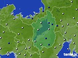 滋賀県のアメダス実況