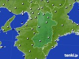 奈良県のアメダス実況