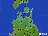青森県のアメダス実況
