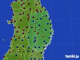 岩手県のアメダス実況