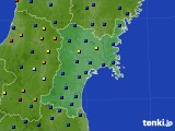 宮城県のアメダス実況