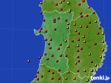 秋田県のアメダス実況