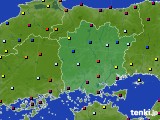 岡山県のアメダス実況