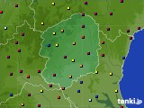 栃木県のアメダス実況