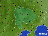 山梨県のアメダス実況