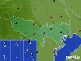 東京都のアメダス実況