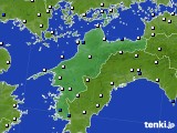 愛媛県のアメダス実況