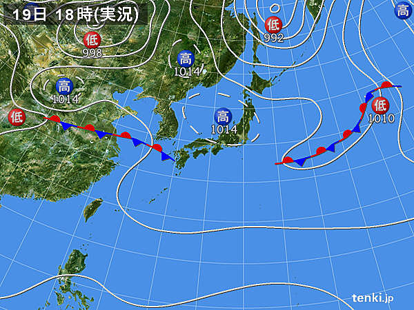 実況天気図