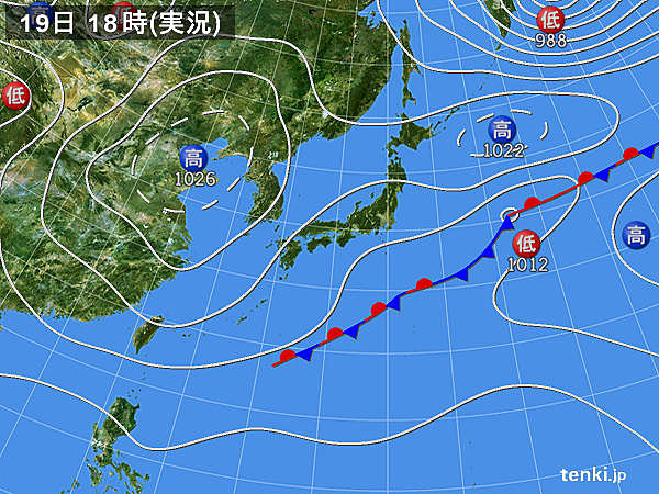 実況天気図