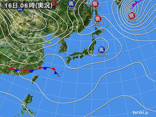実況天気図