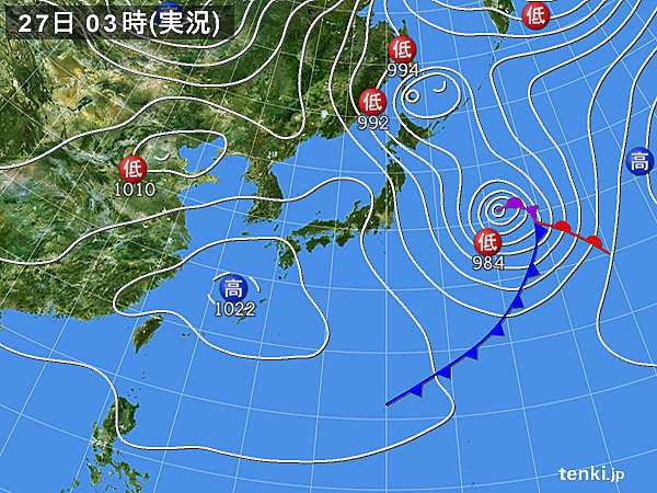 実況天気図