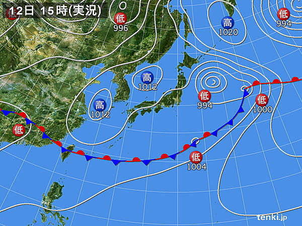 実況天気図