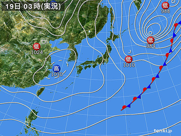 実況天気図