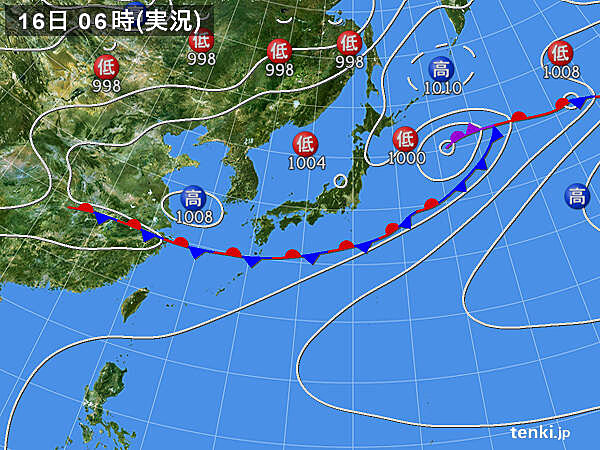 実況天気図