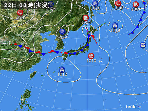 実況天気図