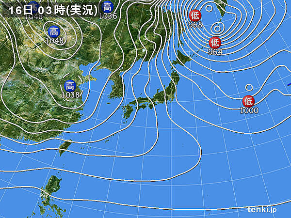 実況天気図