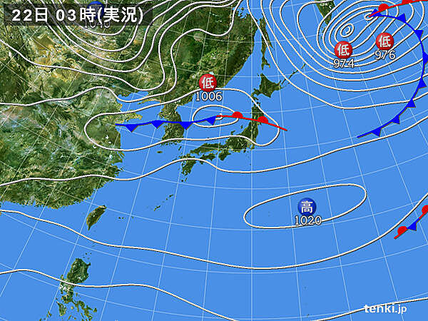 実況天気図