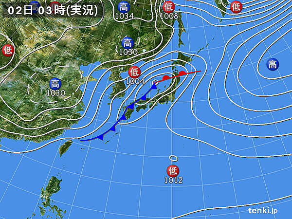 実況天気図