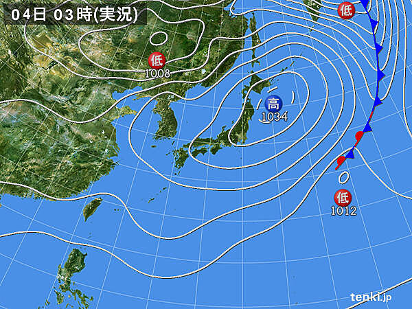 実況天気図