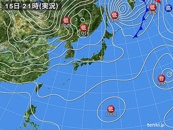 実況天気図