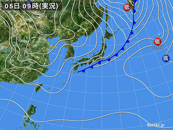 実況天気図