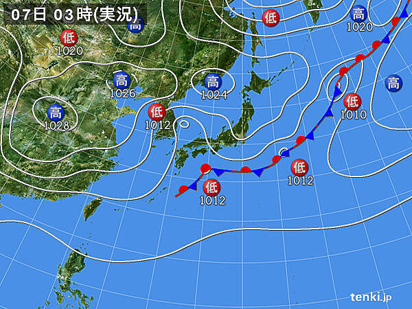 実況天気図