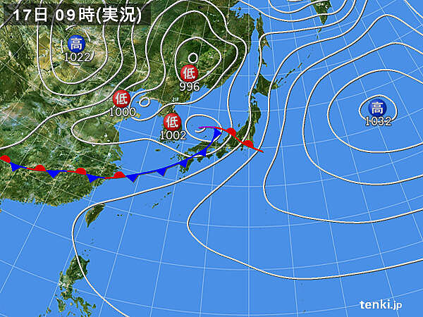 実況天気図