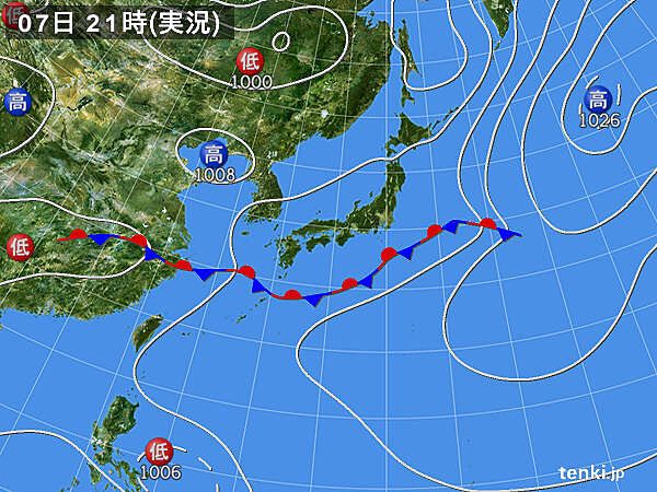 実況天気図
