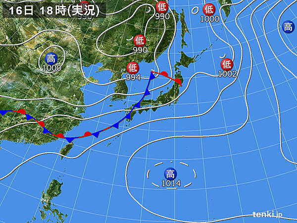 実況天気図