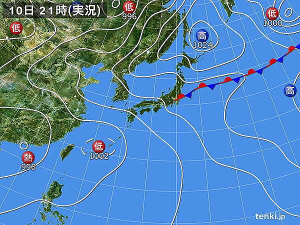 実況天気図