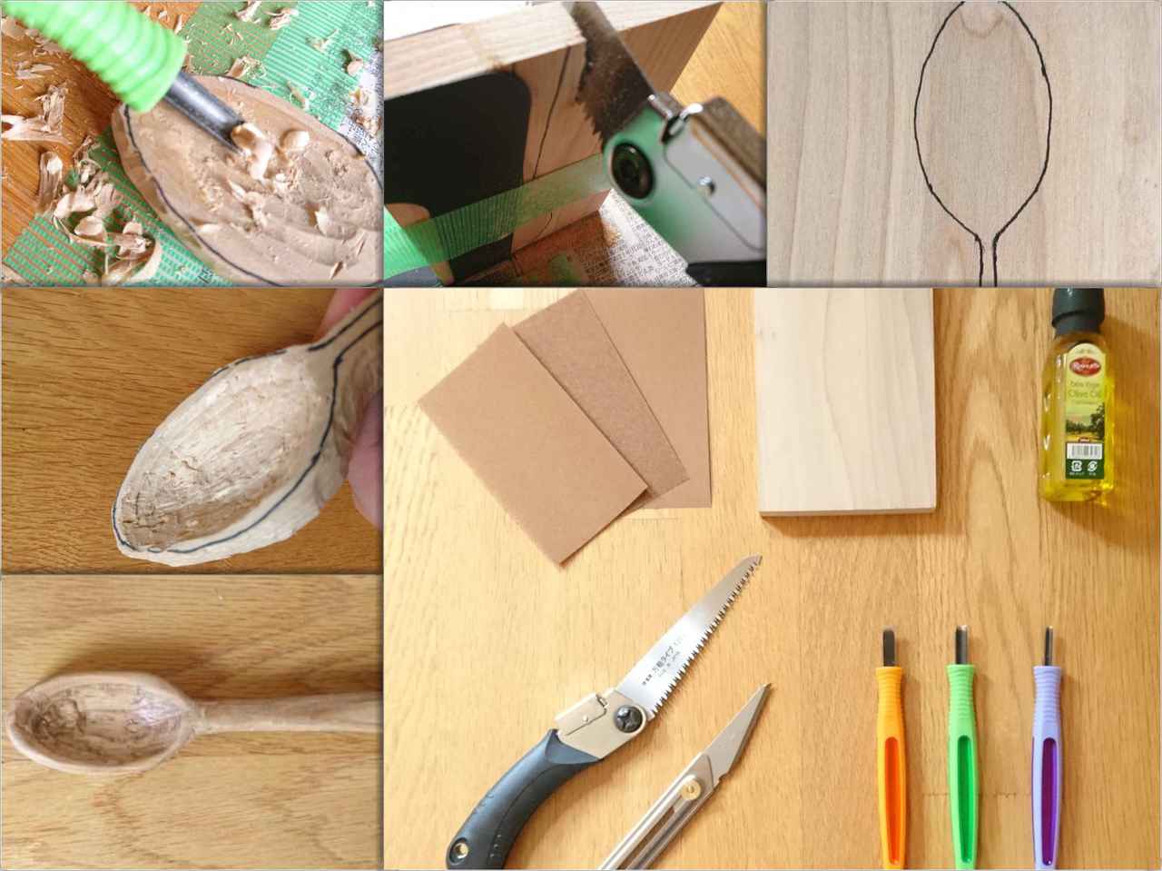 自作カトラリー】DIY初心者が木製スプーンをイチから手作りして