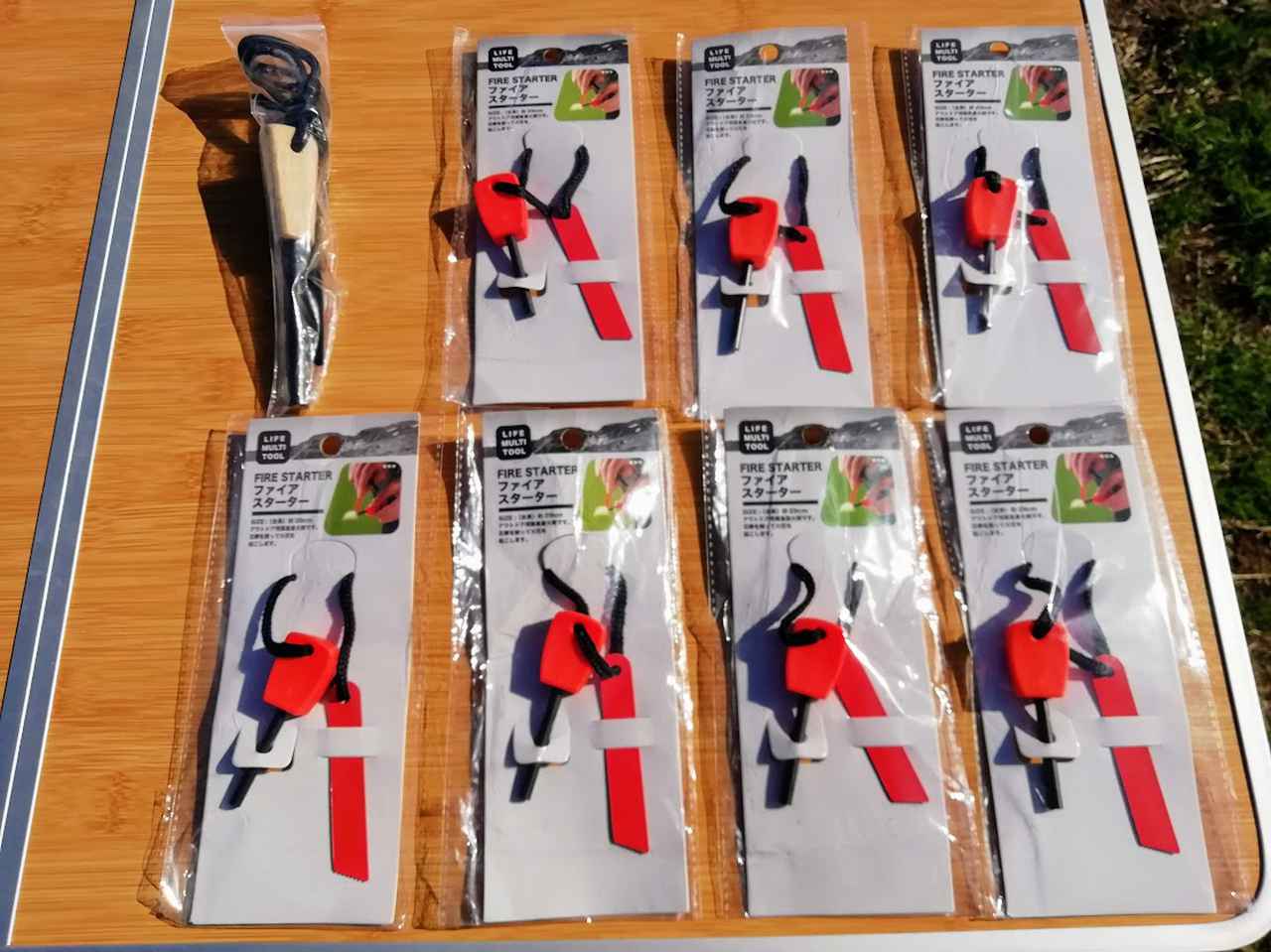 画像: 筆者撮影 セリアのファイヤースターターは、100円+税でコスパ最強!
