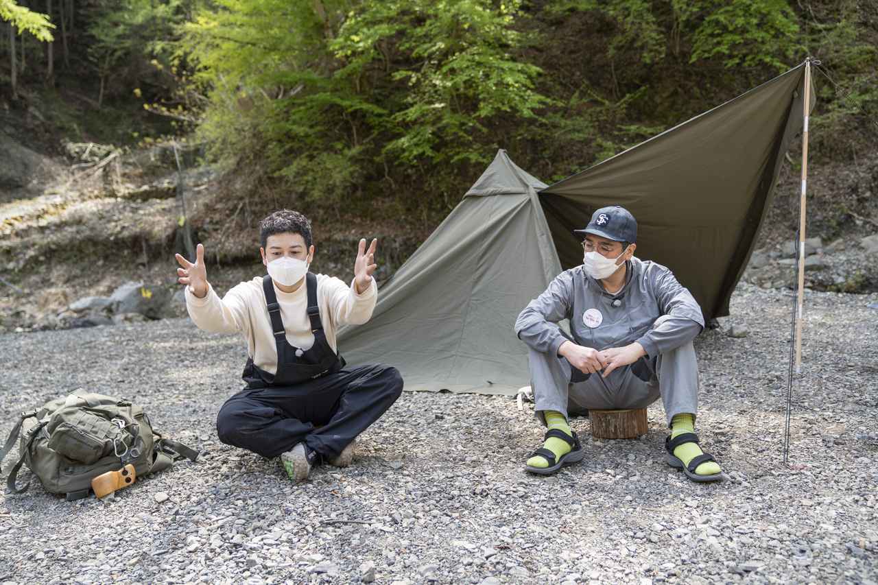画像51: “江凸崎流 ゆったりチルキャンプ(前編)” 高性能火吹き棒が超ロングに変身!? 話題の万能プライヤー登場【おぎやはぎのハピキャン】