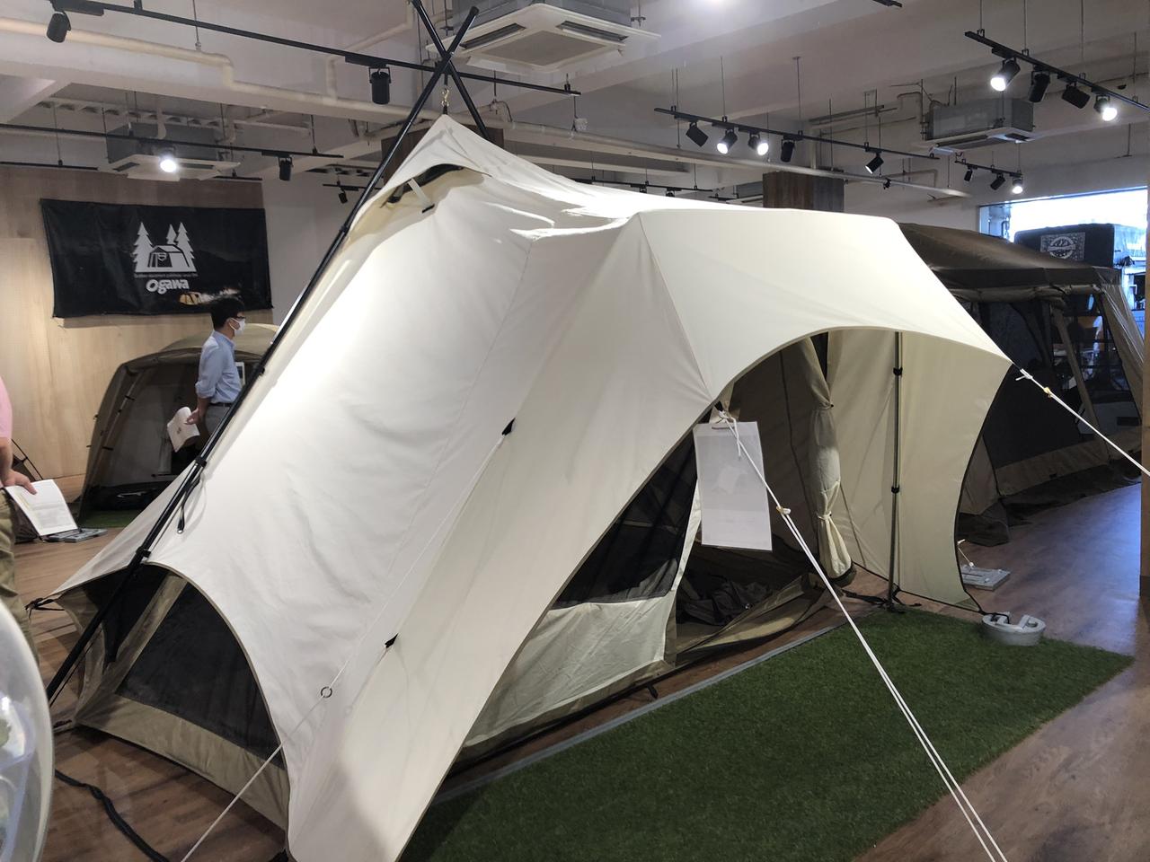 速報】ogawa（オガワ）2023年 新作テント9張を取材！(お役立ちキャンプ 