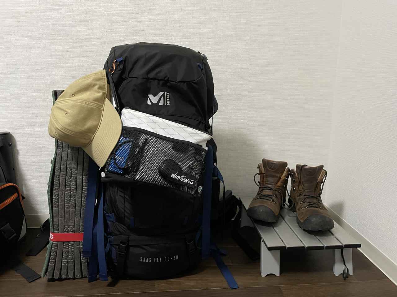 上質MILLET　ザック　サースフェー60＋20 登山ウェア・アウトドアウェア