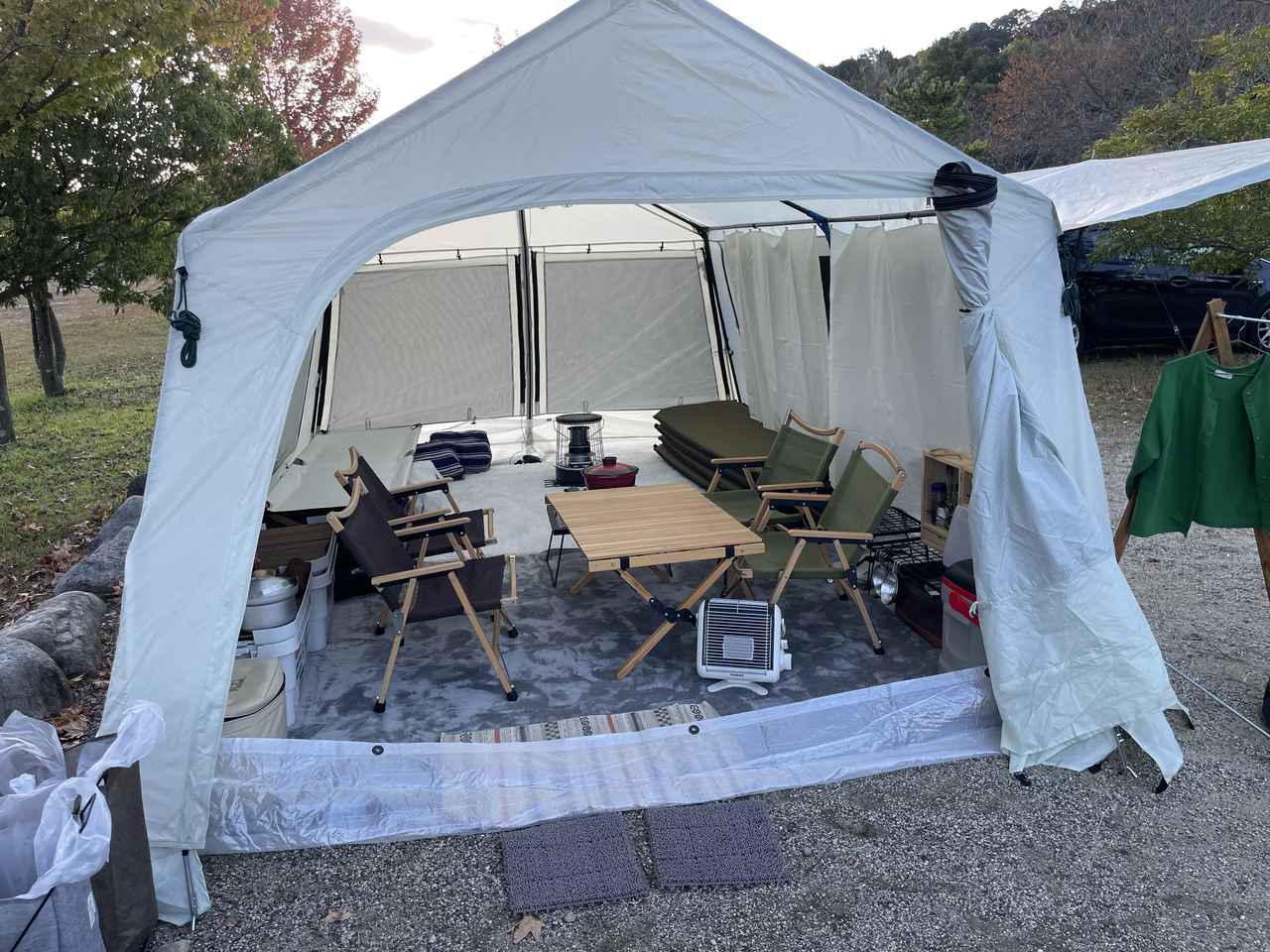 【フルリビング化への道のり】ロゴス・リバイバルコテージでお籠りキャンプがしたい！ 2ルームテントをワンフロアにしてみた