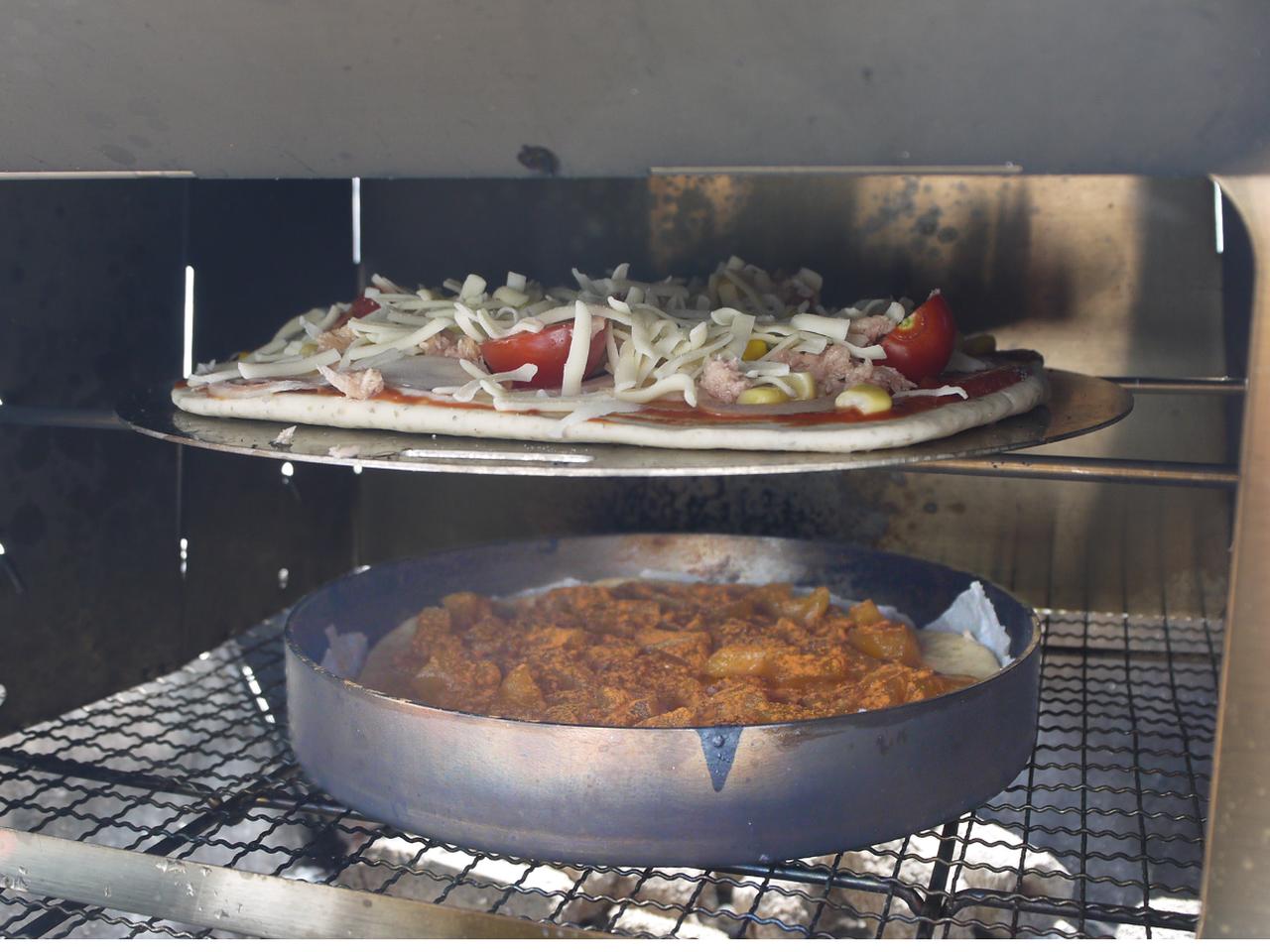 トートサイズの2段式ピザ窯『FSN／コンパクトピザオーブン』で時短調理 