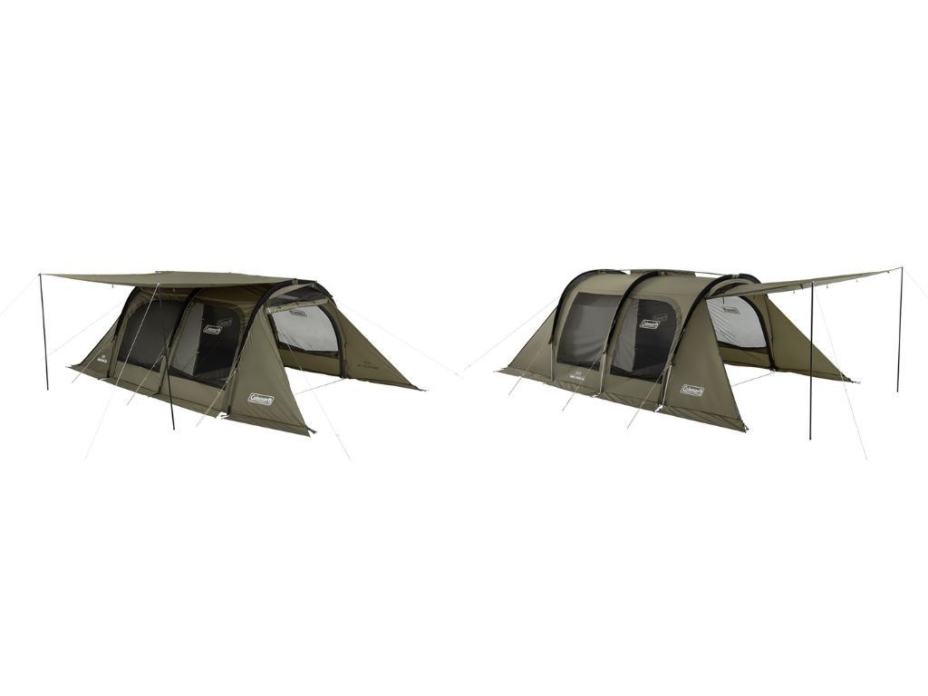 【渋いルックスもGOOD】コールマンの新作テントが登場！シェルター使いもできるコンパクトな2ルーム