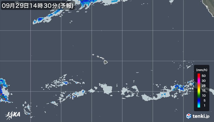 Tenki Jp Jaxa ハワイの雨雲の動き 日本気象協会 Tenki Jp