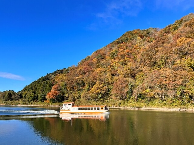 阿賀野川ライン遊覧船の写真