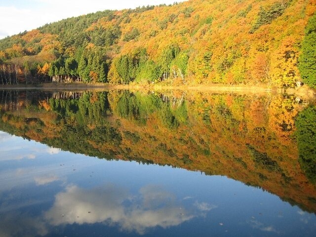 四尾連湖の写真