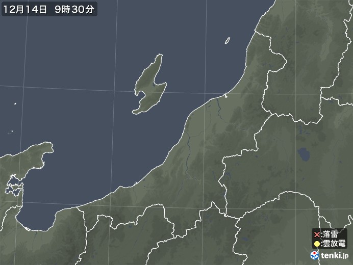 新潟県の雷レーダー(実況)