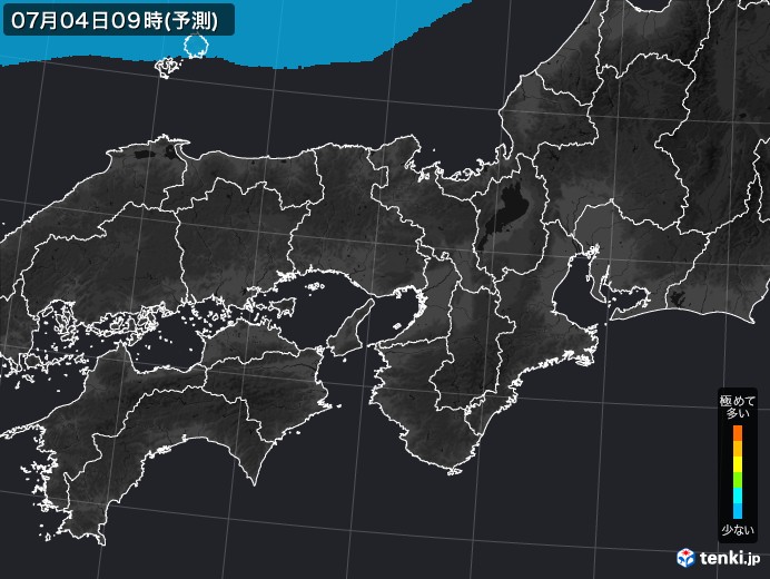 近畿地方のpm2 5分布予測 日本気象協会 Tenki Jp