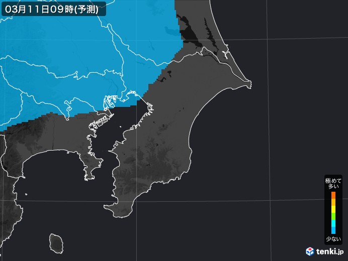 千葉県のPM2.5分布予測