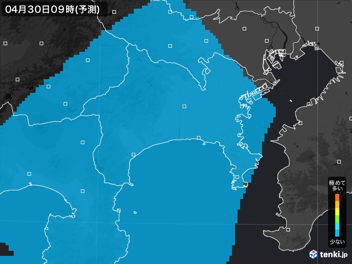 神奈川県のPM2.5分布予測