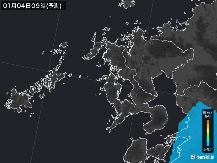 長崎県のPM2.5分布予測